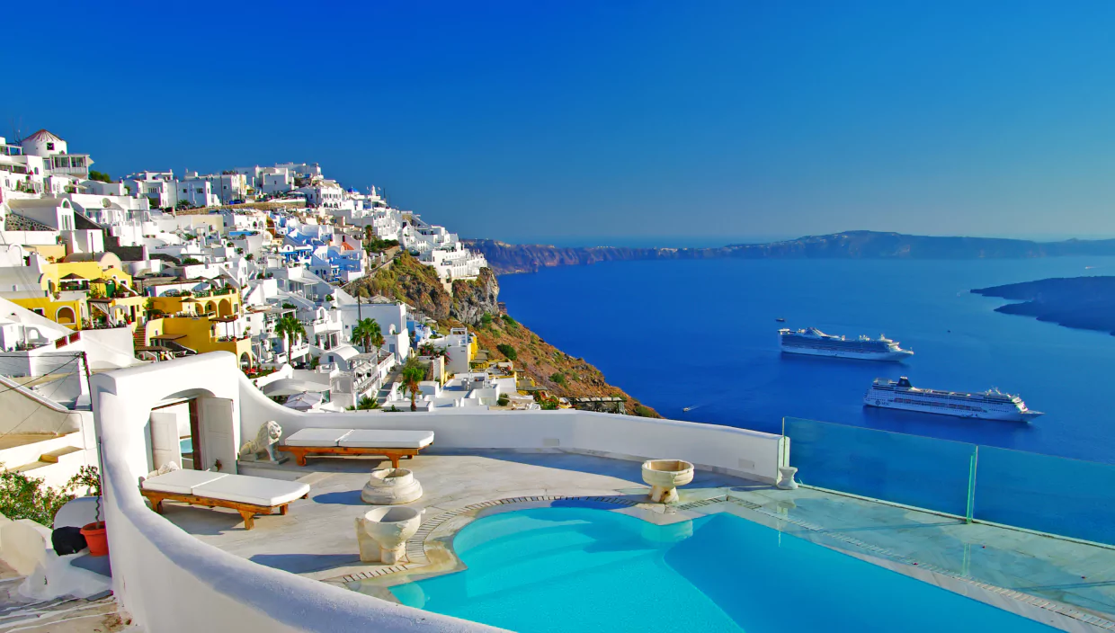 a luxury greek property